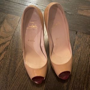 Christian Louboutin patent leather pumps